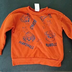 Paw Patrol Orange Kids Sweatshirt